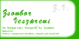 zsombor veszpremi business card